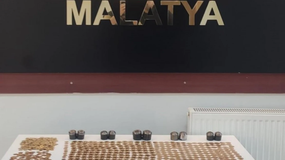 Malatya'da sahte altın operasyonu