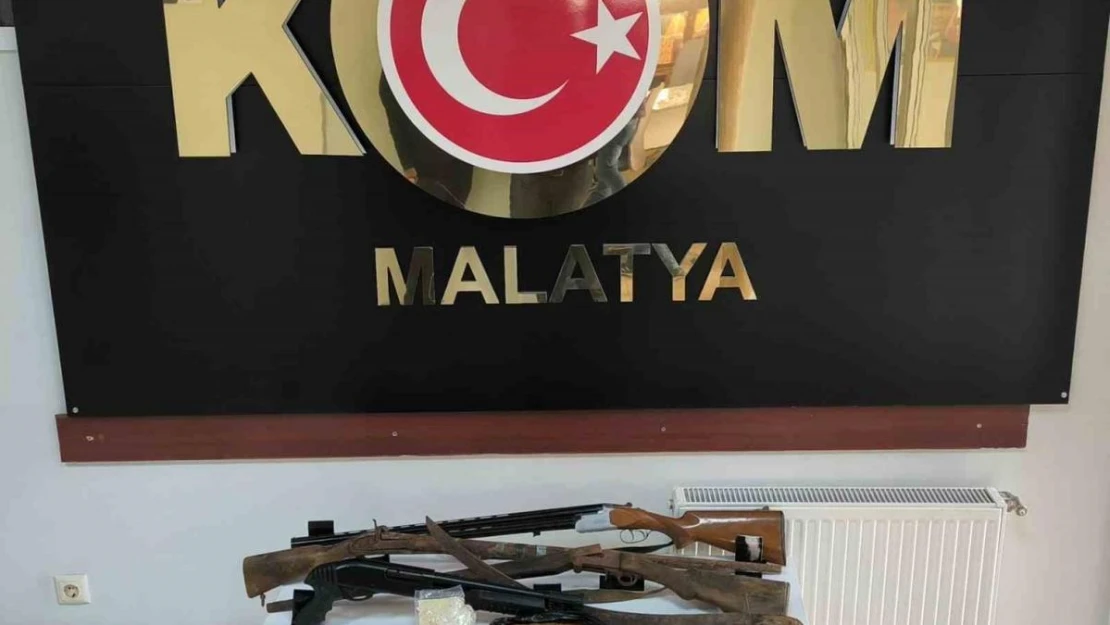 Malatya'da silah operasyonu: 2 gözaltı