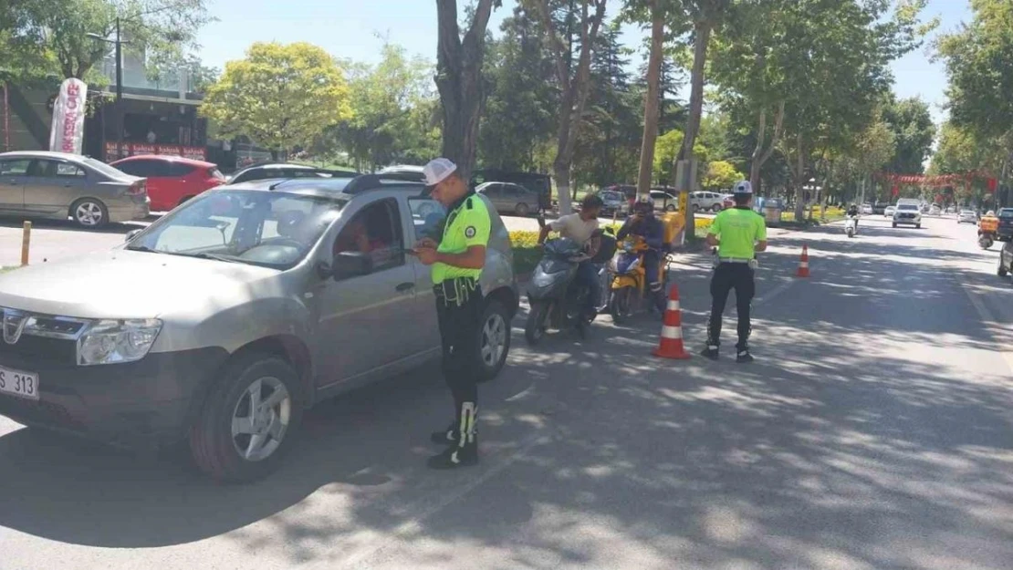 Malatya'da trafiğe sıkı denetim