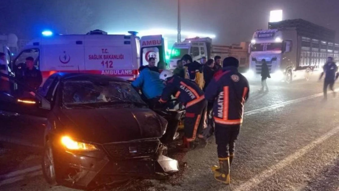 Malatya'da trafik kazası: 1 ölü, 5 yaralı