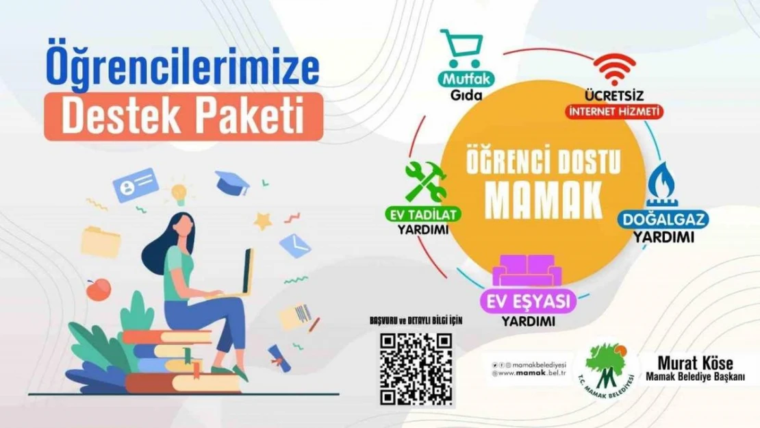 Mamak Belediyesinden öğrencilere destek