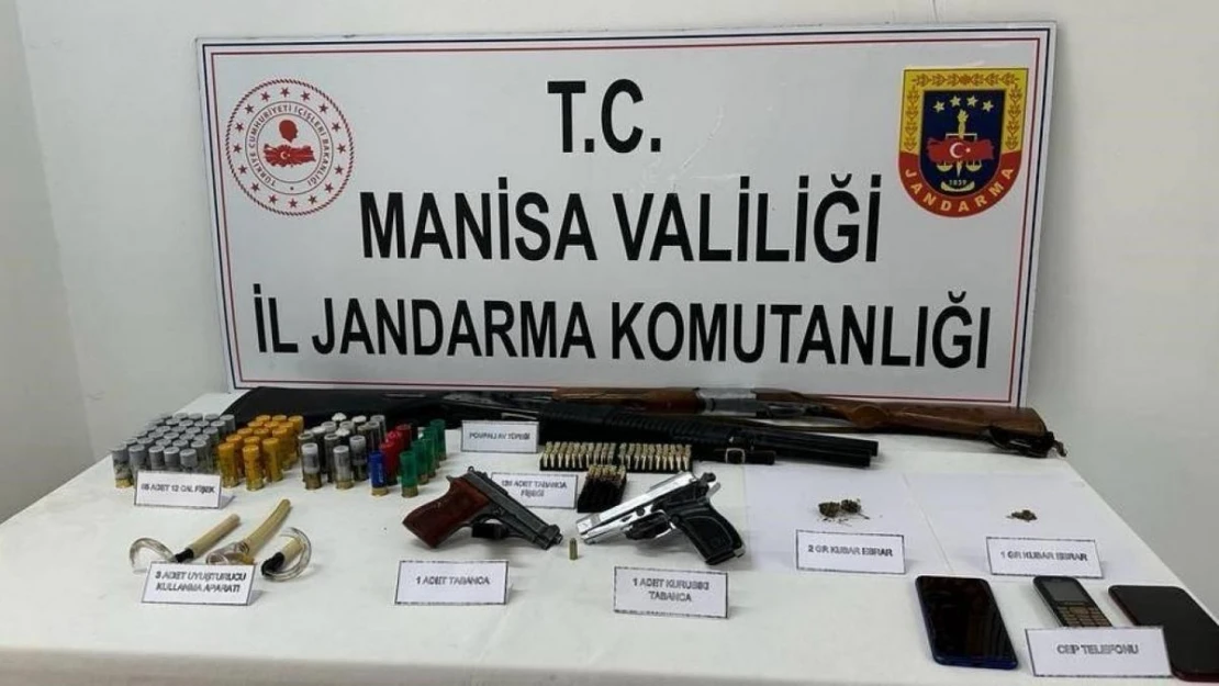 Manisa'da jandarmadan uyuşturucu operasyonu