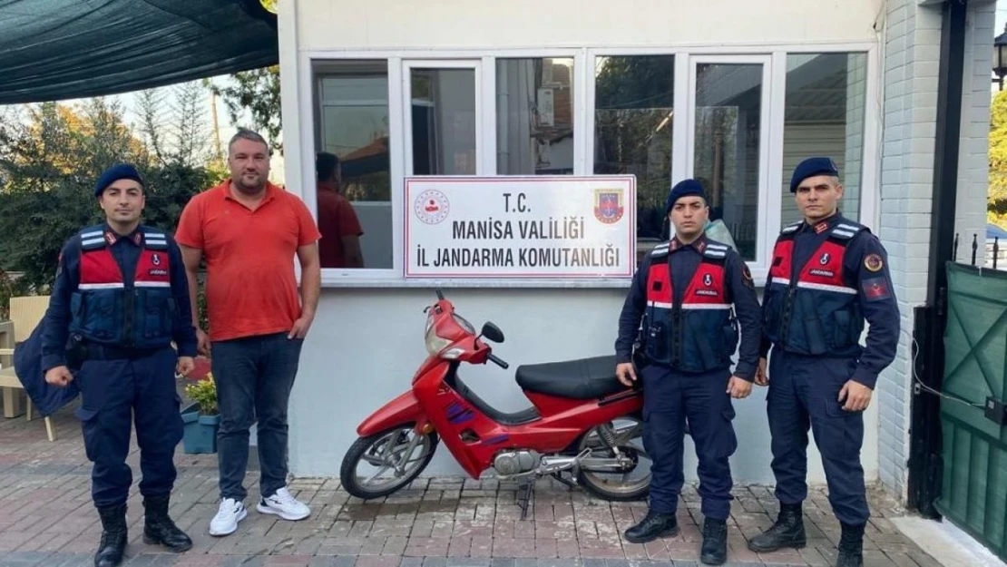 Manisa'da şüpheli motosiklet çalıntı çıktı