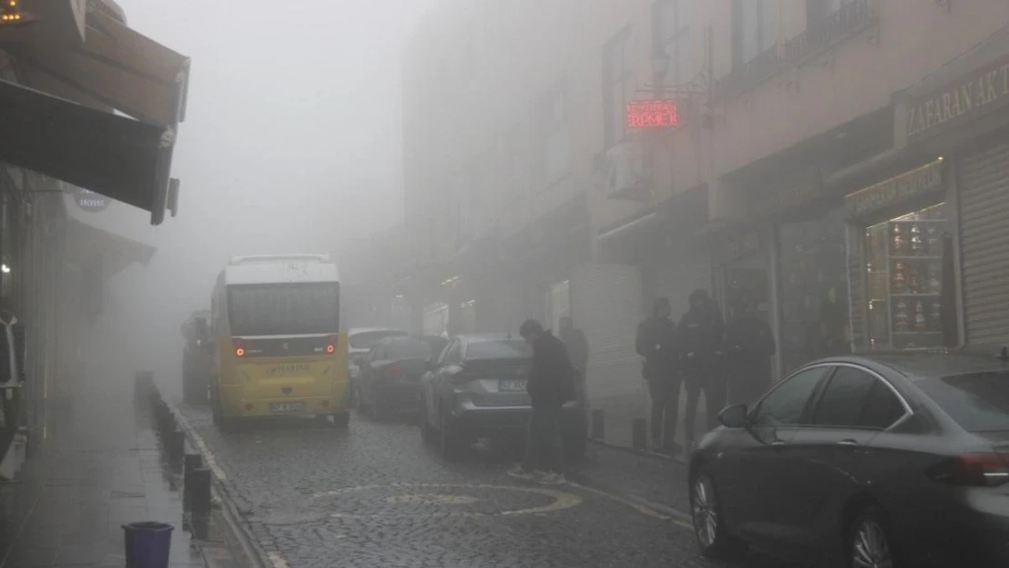 Mardin'de yoğun sis