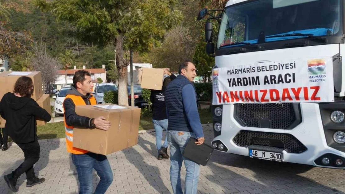 Marmaris Belediyesi'nden ihtiyaç sahibi ailelere destek