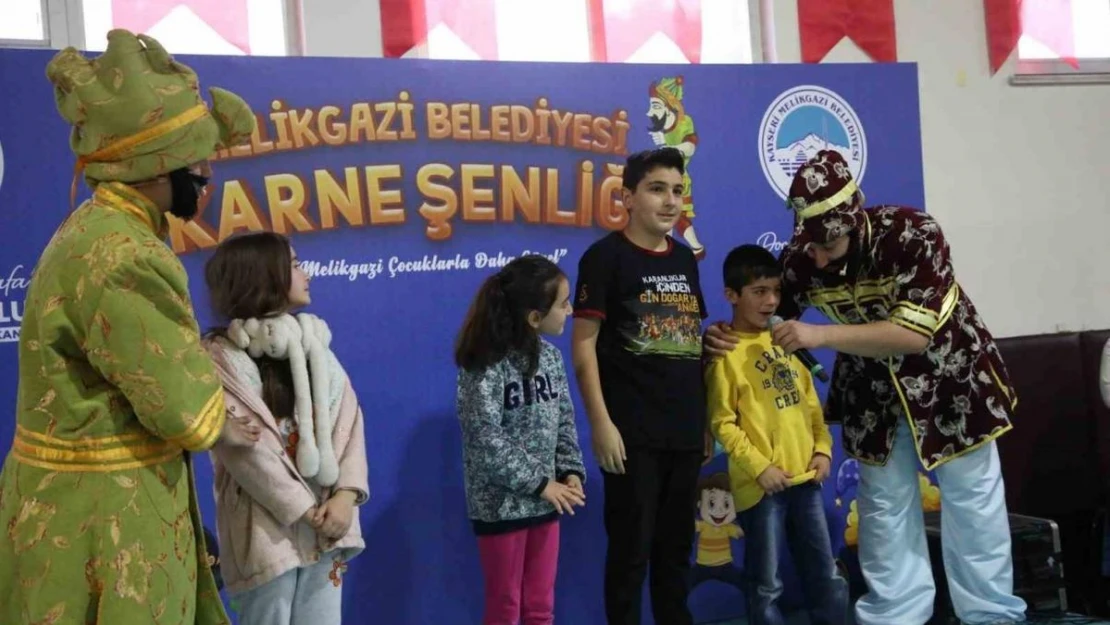 Melikgazi'nin çocuklara özel karne şenliği Danışment ile devam etti