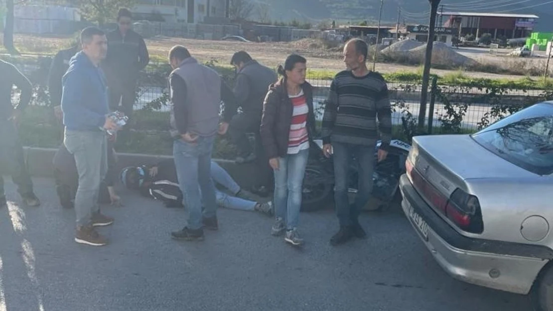 Menteşe'de trafik kazası: 1 yaralı