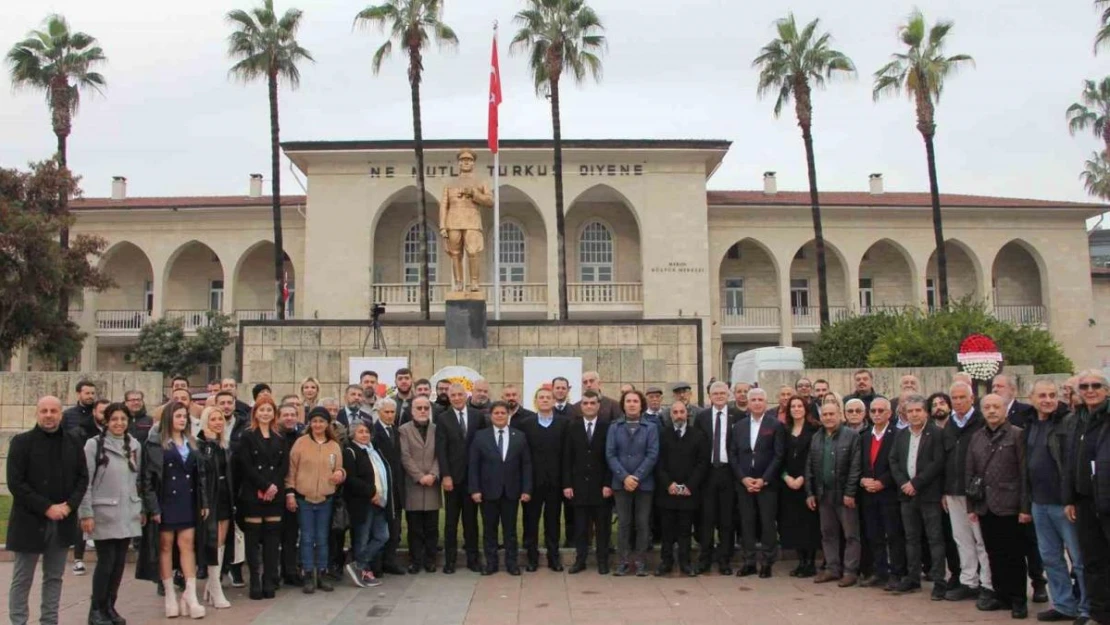 Mersin'de 10 Ocak Çalışan Gazeteciler Günü kutlandı