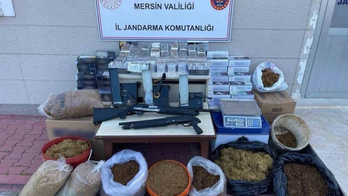 Mersin'de kaçak sigara operasyonu: 5 gözaltı