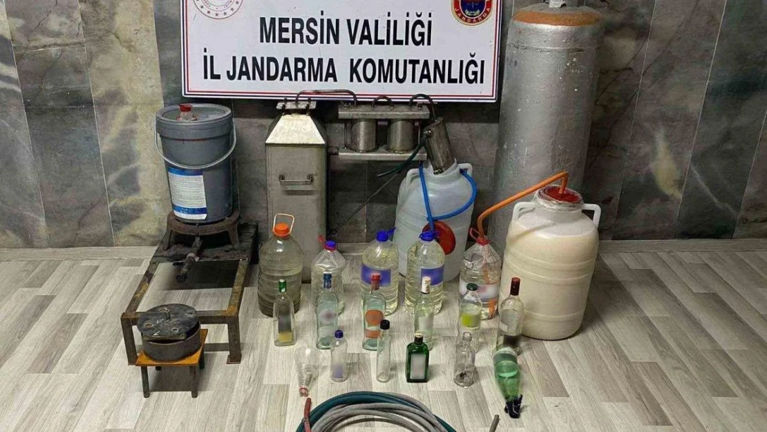 Mersin'de sahte içki operasyonu: 7 gözaltı