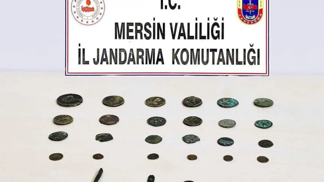 Mersin'de tarih eser kaçakçılığı operasyonu: 2 gözaltı