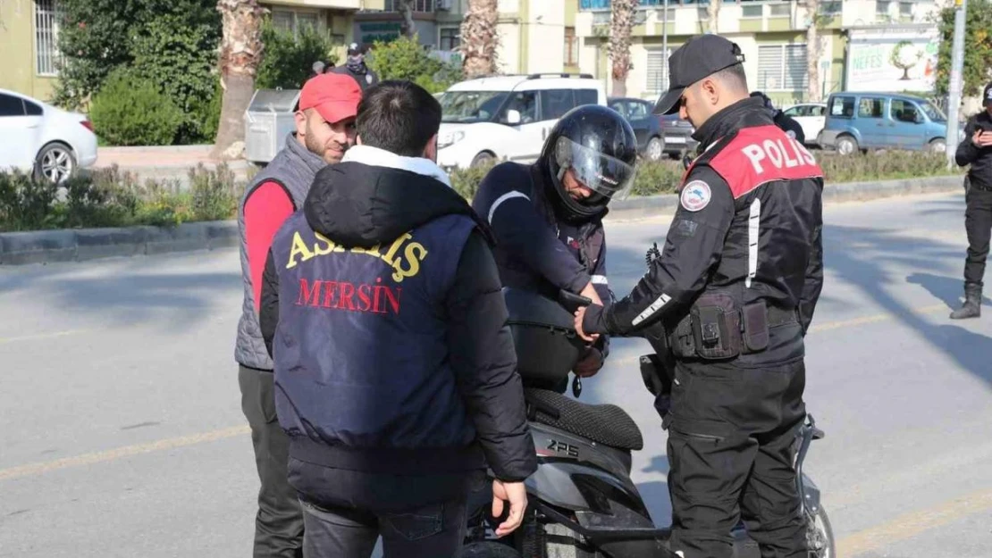 Mersin polisinden şok uygulama: 8 çalıntı motosiklet ele geçirildi, 13 şahıs yakalandı