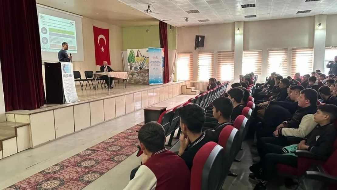 Meslek Lisesi Öğrencilerine girişimcilik desteği bilgilendirmesi