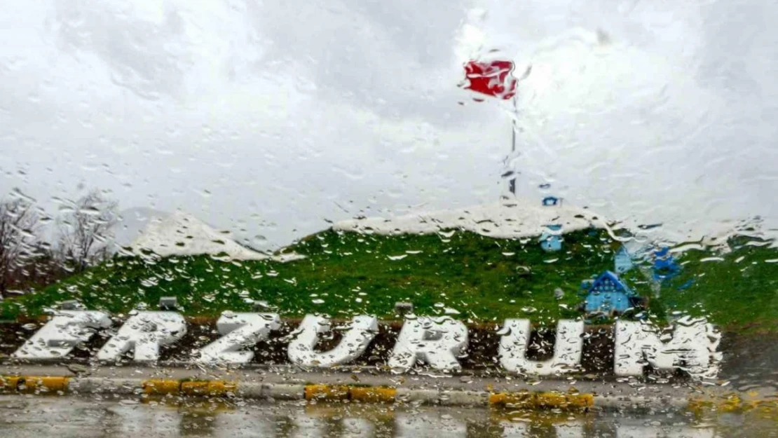 Meteorolojiden Erzurum için yağış uyarısı