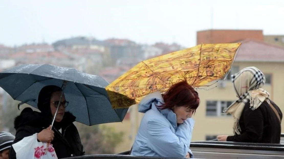 Meteorolojiden kuvvetli rüzgar ve fırtına uyarısı