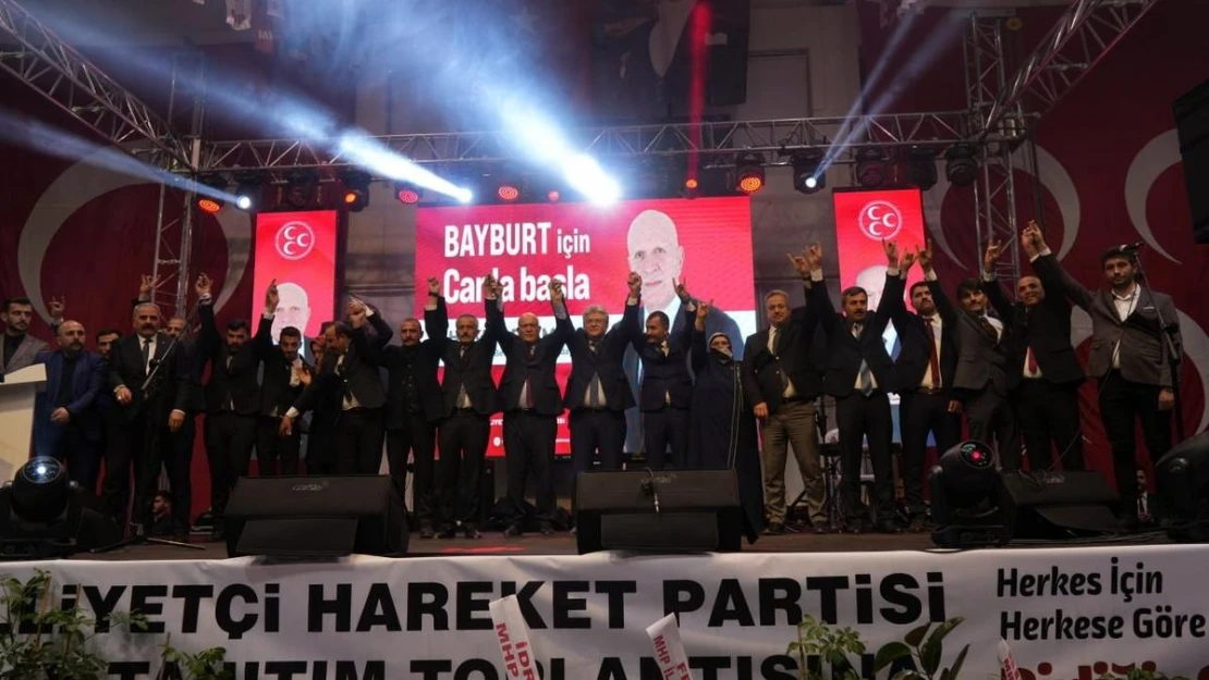 MHP aday tanıtım toplantısında büyük coşku