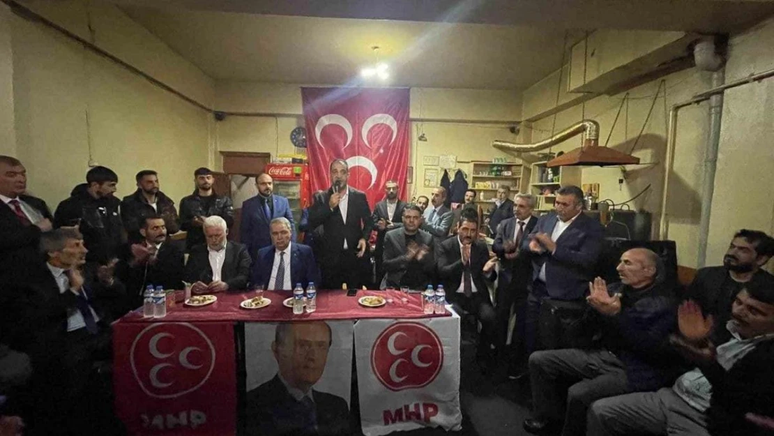 MHP Aşkale Seçim Koordinasyon Merkezi'nde coşkulu açılış