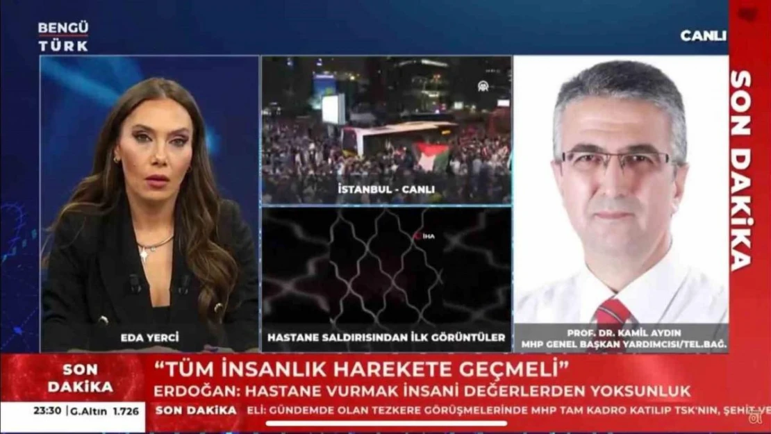 MHP'li Kamil Aydın, canlı yayın konuğu olarak katıldığı haber programında tüm Türkiye'yi ağlattı