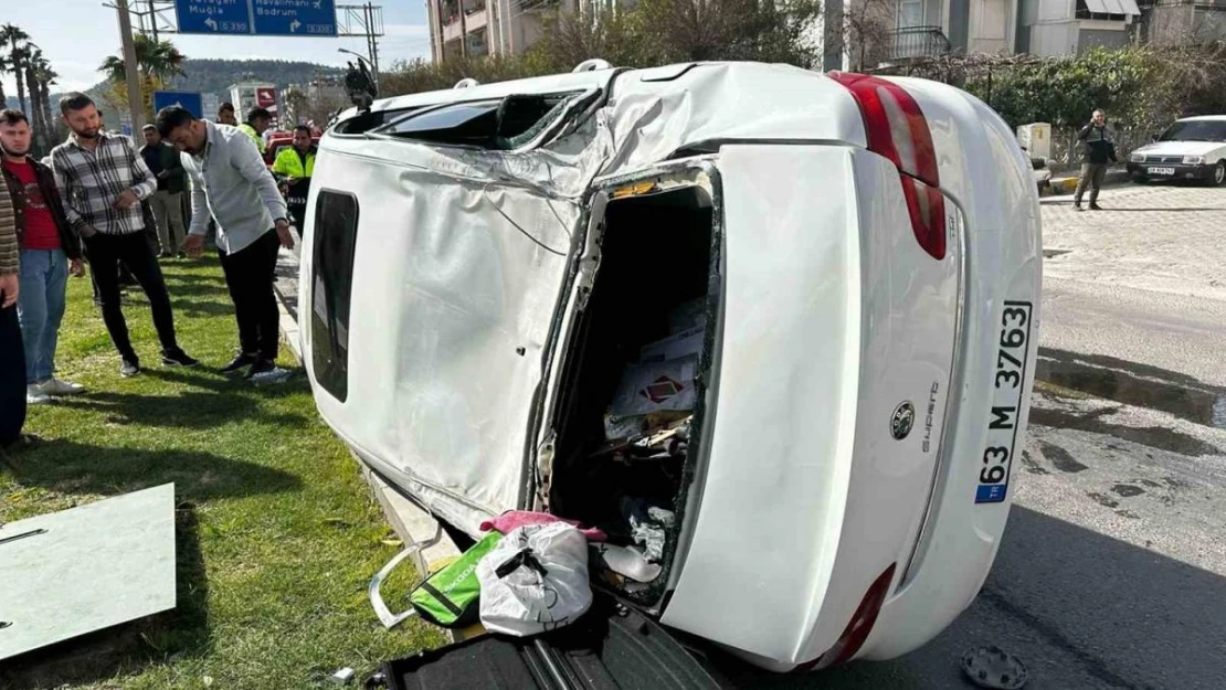 Milas'ta trafik kazası: 1 yaralı