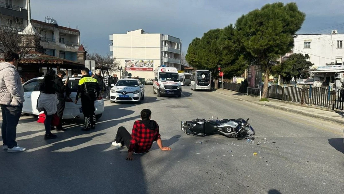 Milas'taki kazalarda 3 motosiklet sürücüsü yaralandı