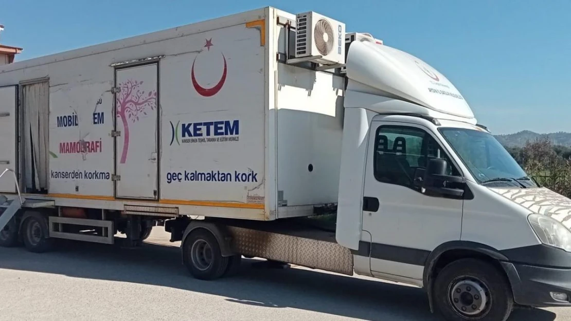 Mobil KETEM aracı Köşk'te hizmet vermeye başladı