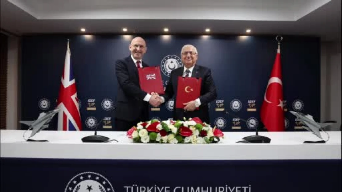 MSB: Türkiye ve İngiltere Savunma Bakanları Eurofıghter Typhoon için mutabakat zaptı imzaladı