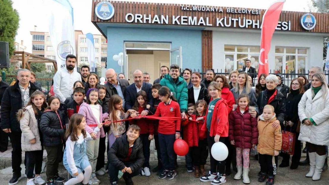 Mudanya Belediyesi Orhan Kemal Kütüphanesi açıldı