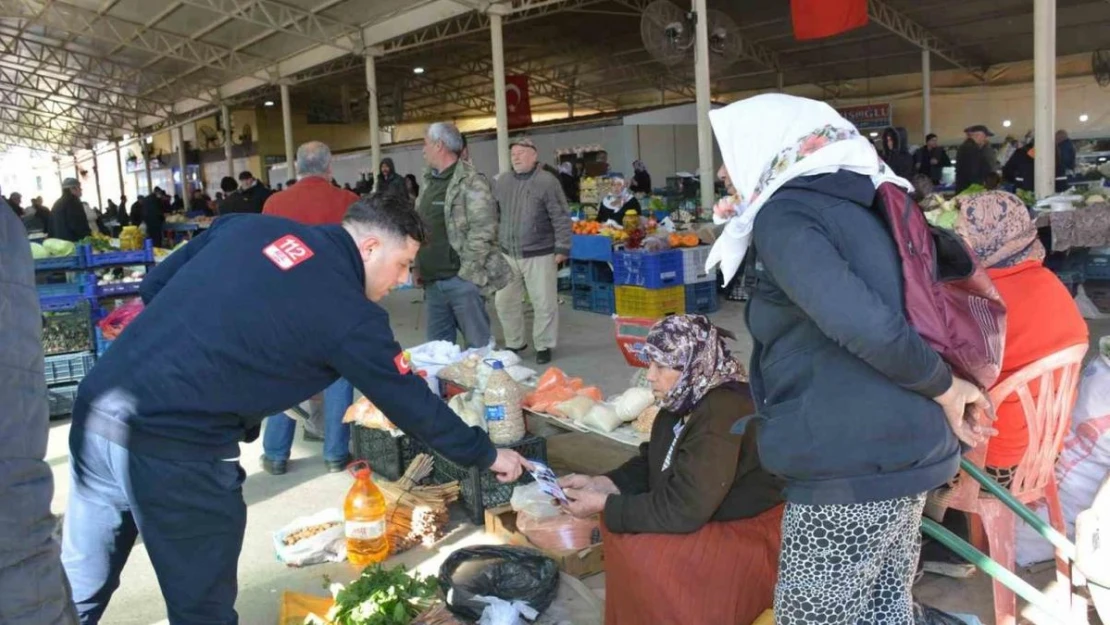 Muğla 112 ekipleri tarafından vatandaşlar bilgilendirildi