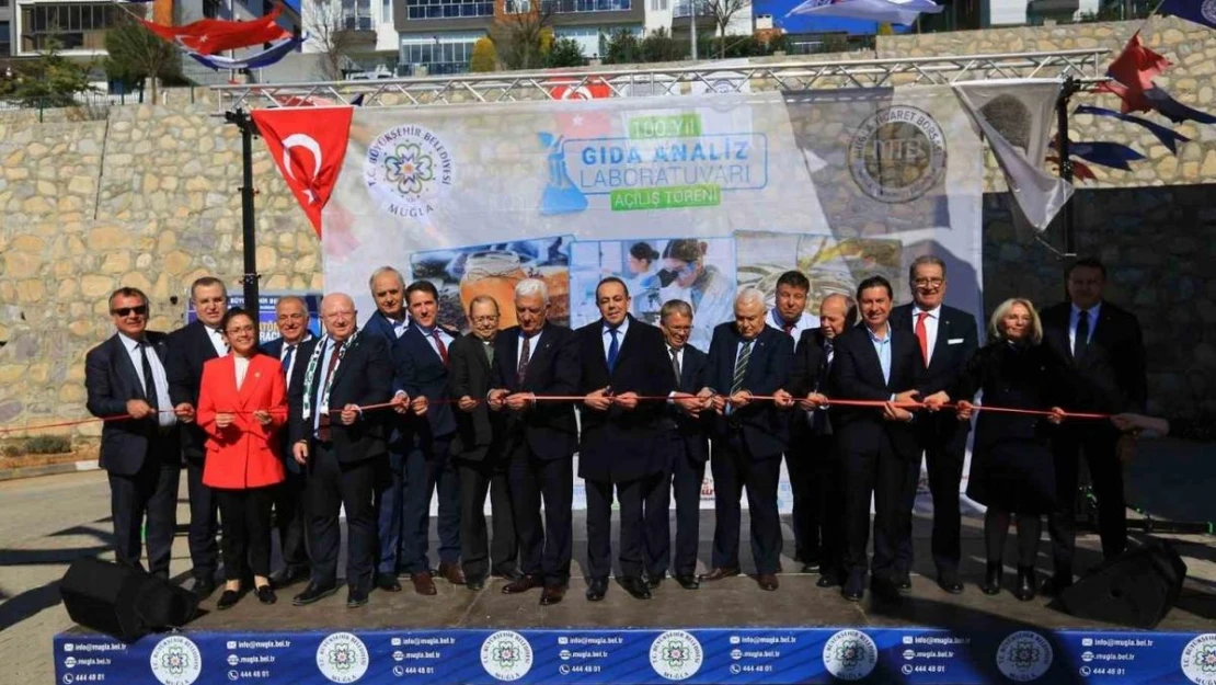 Muğla'da 100.Yıl Gıda Analiz Laboratuvarı açıldı