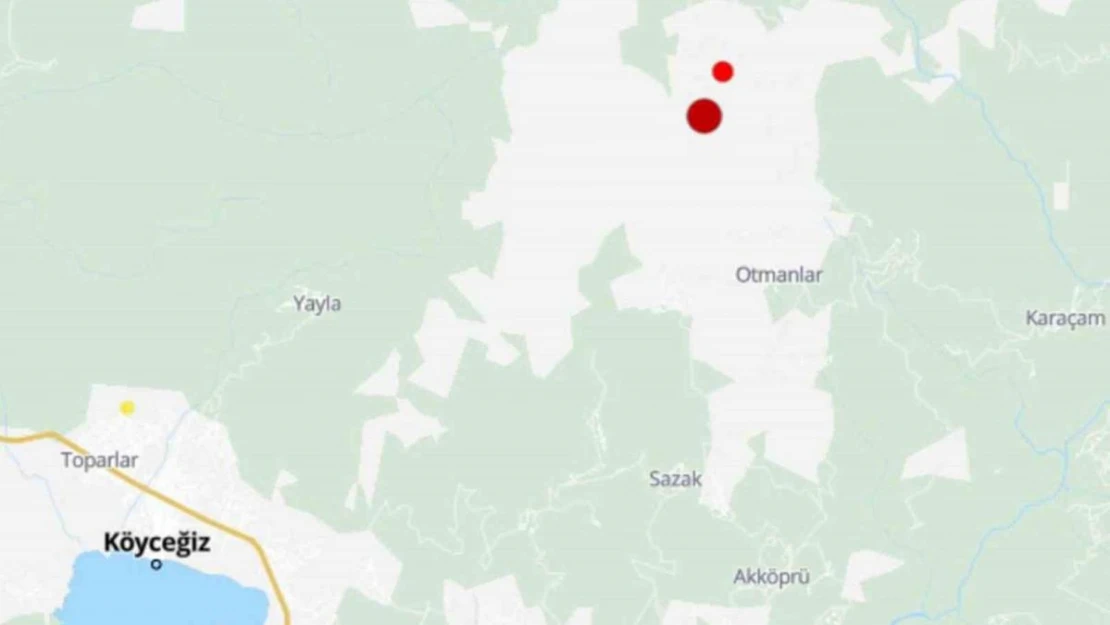 Muğla'da 3,4'lük deprem