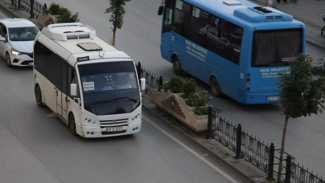 Muş'ta şehir içi ulaşıma zam