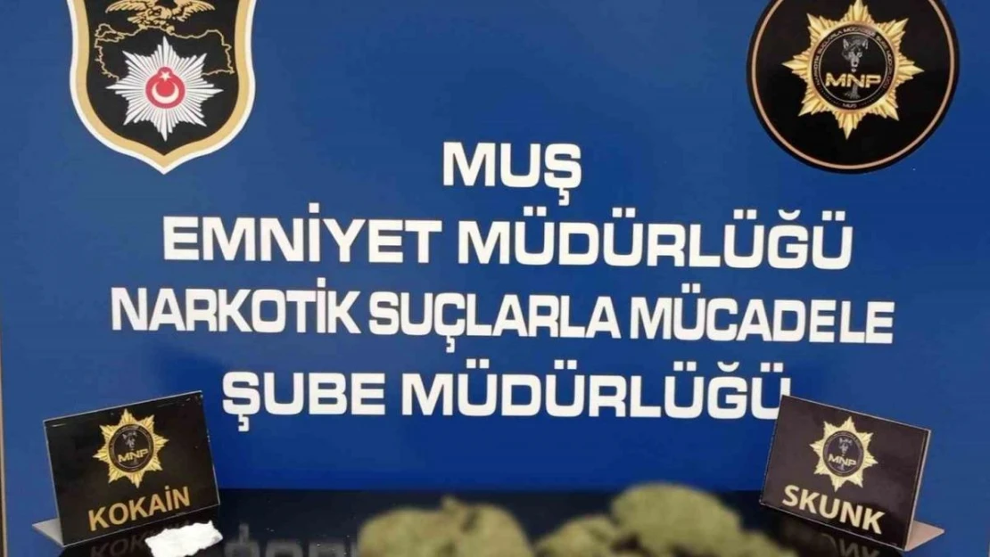 Muş'ta uyuşturucu operasyonu: 4 gözaltı