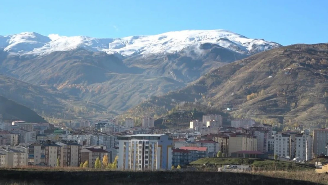 Muş'un yüksek kesimleri beyaz örtü ile kaplandı