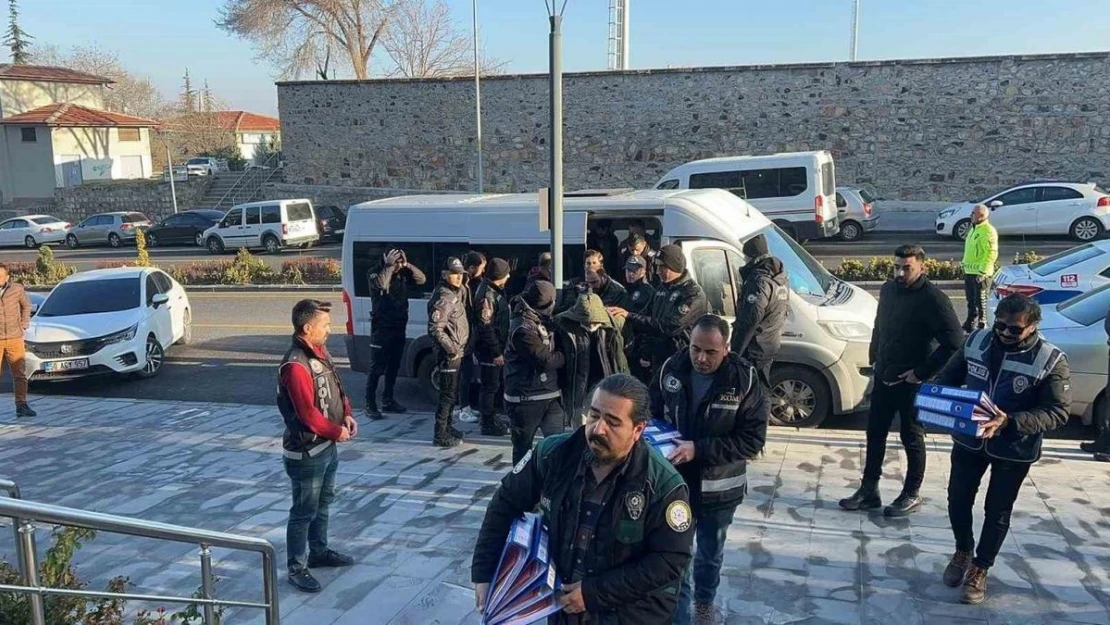 Nevşehir'deki narkotik operasyonunda 32 şüpheli adliyeye sevk edildi