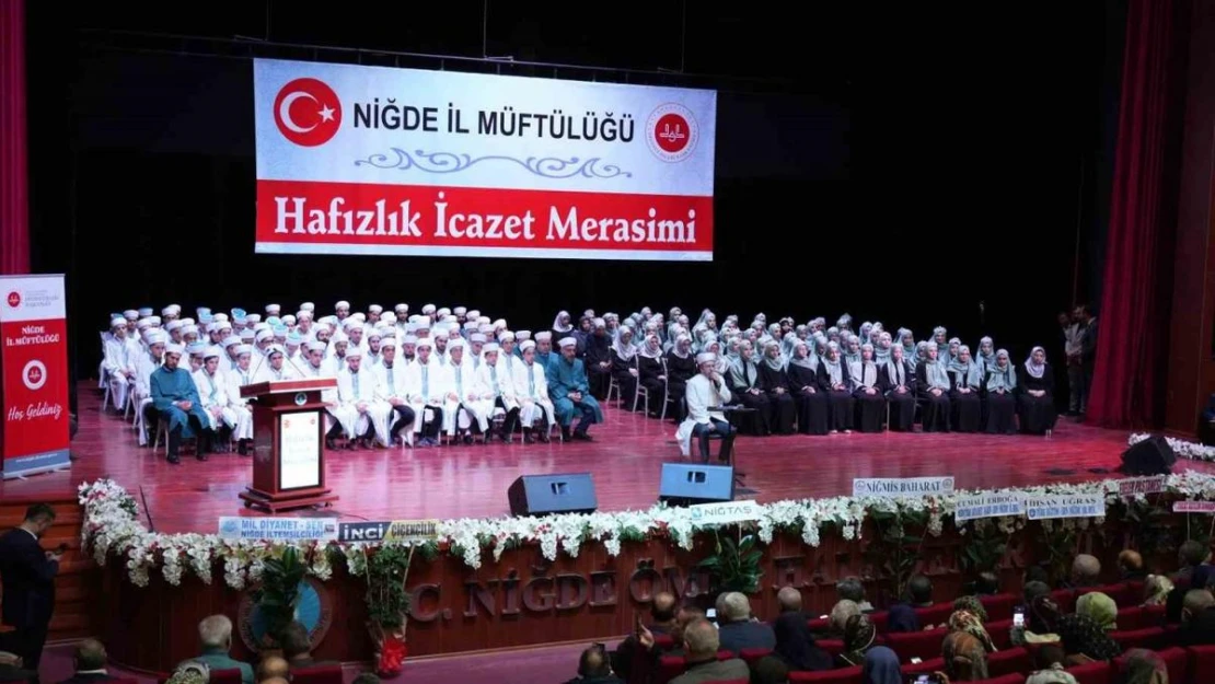 Niğde'de 151 öğrenciye hafızlık icazeti verildi