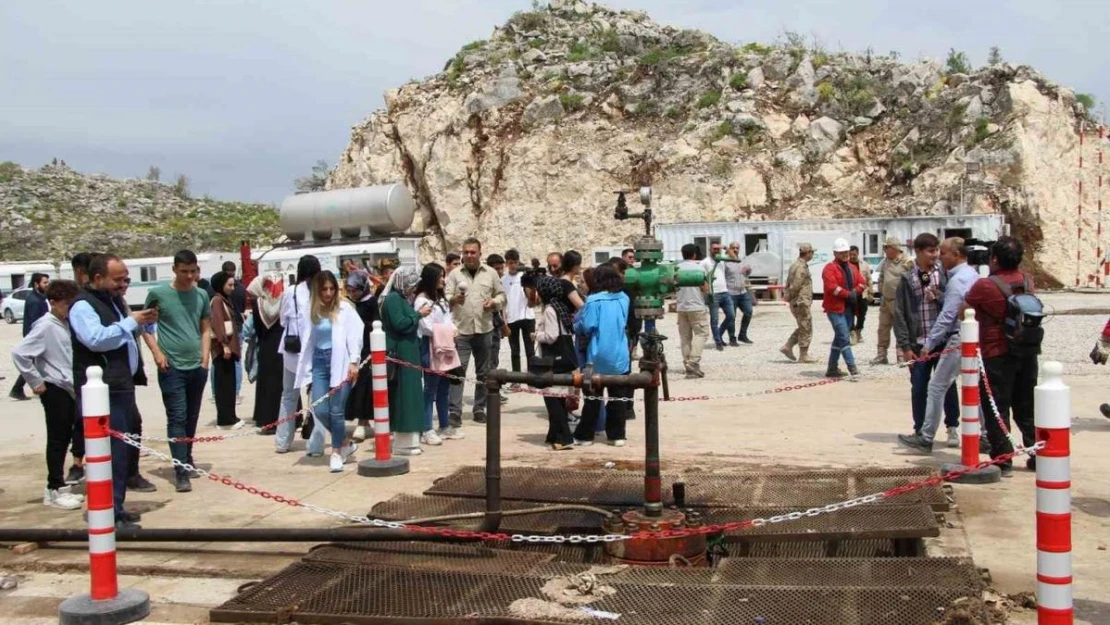 Öğrenciler Gabar Dağı petrol sahasını ziyaret etti