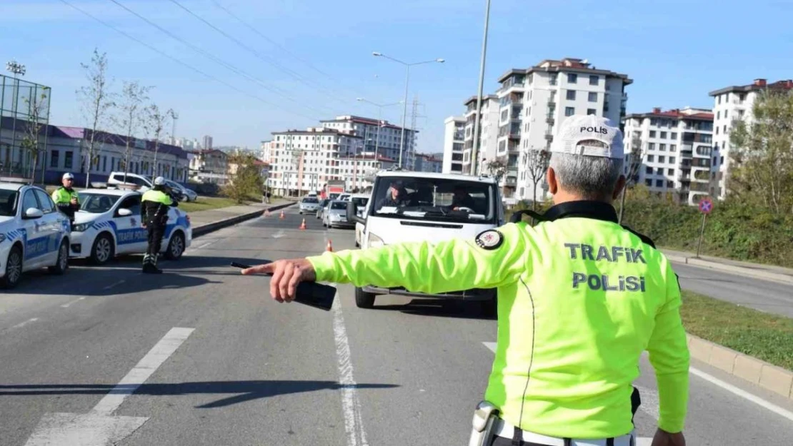 Ordu'da bir haftada 13 binden fazla araç denetlendi