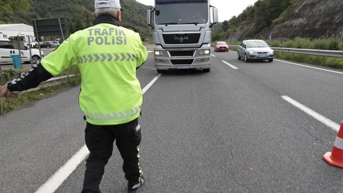 Ordu'da bir haftada 14 binden fazla araç denetlendi