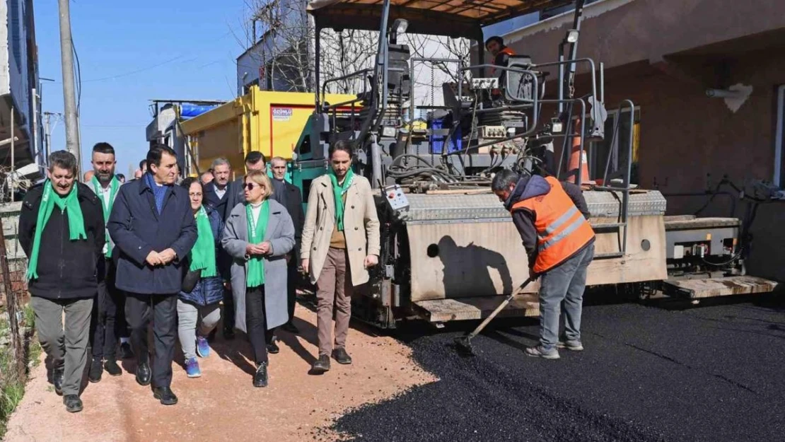 Osmangazi'de 15 sokağın yolları yenilendi