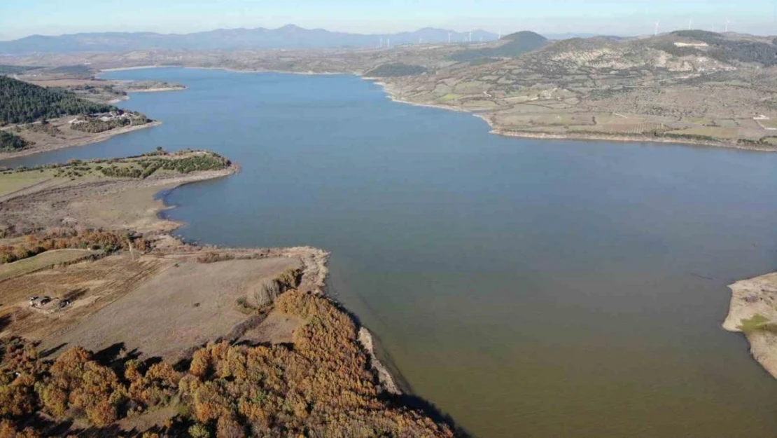 (Özel) Çanakkale Barajları'nda doluluk sevinci...Üreticinin yüzü güldü