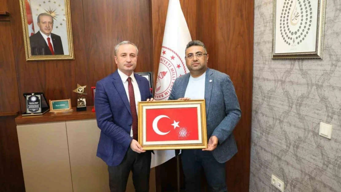 Özel Eğitim Konfederasyonu Genel Başkanı Kılıç, Ağrı Milli Eğitim Müdürü Kökrek ile görüştü