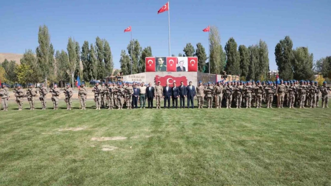 Patnos Jandarma Komando Alayı'ndan Afrin'e uğurlama töreni