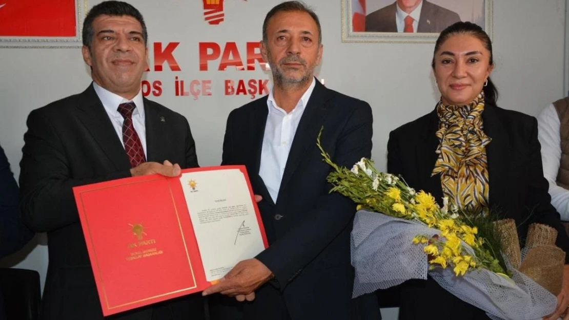 Patnos'ta AK Parti İlçe Başkanlığına Çetin Taşdemir atandı