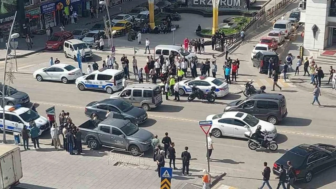 Polise zor anlar yaşattı