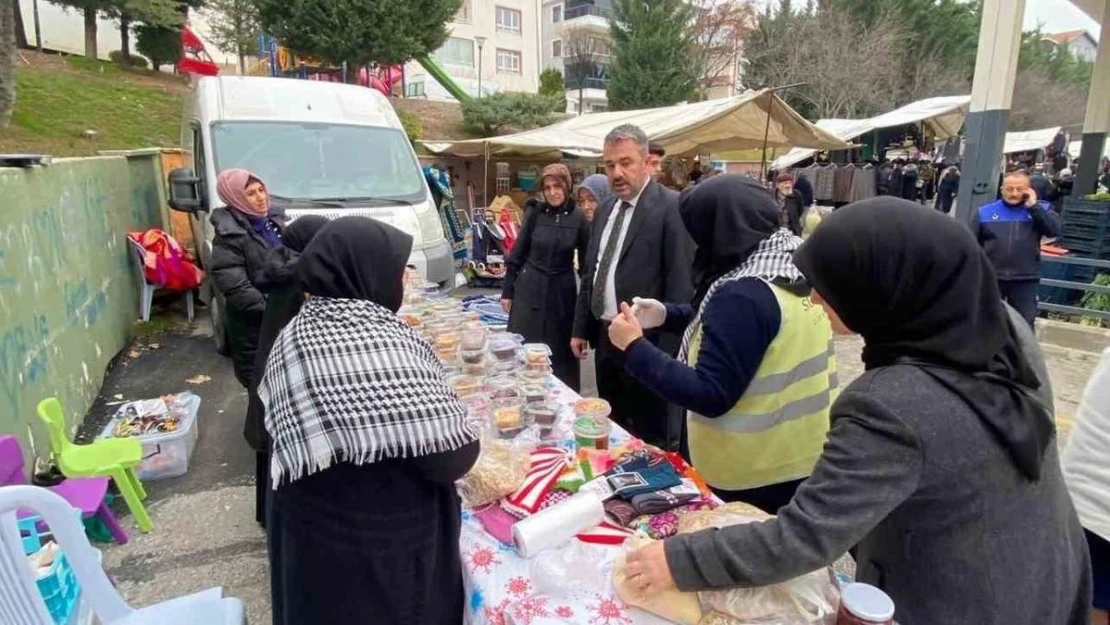 Pursaklar'da kalpler Gazze için atıyor