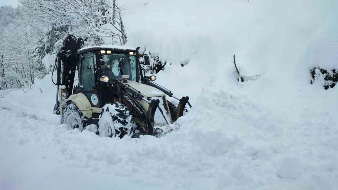 Rize'de 31 köy yolu kar nedeniyle ulaşıma kapandı