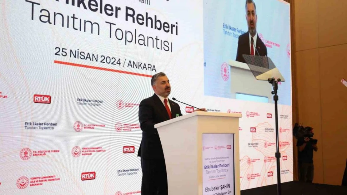 RTÜK Başkanı Şahin: 'Şiddet, gündüz kuşağı programları ile ilgili hassasiyettir'