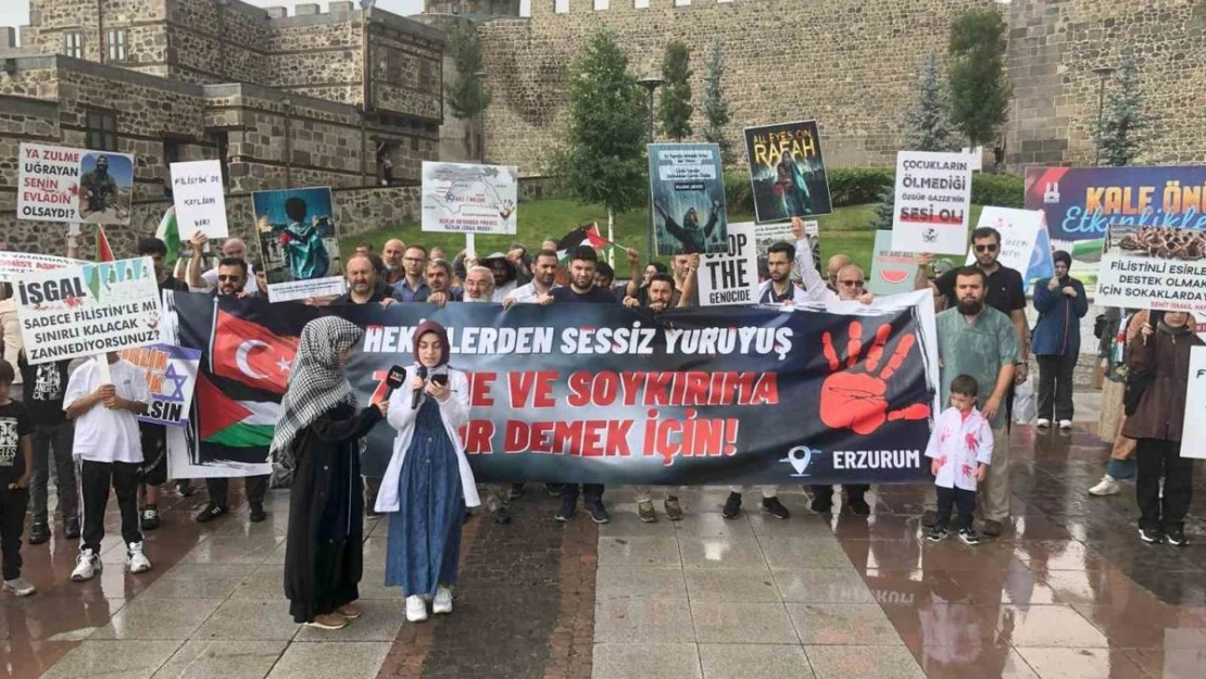 Sağlık çalışanlarının Filistin'de destek, İsrail'e protesto yürüyüşleri devam ediyor