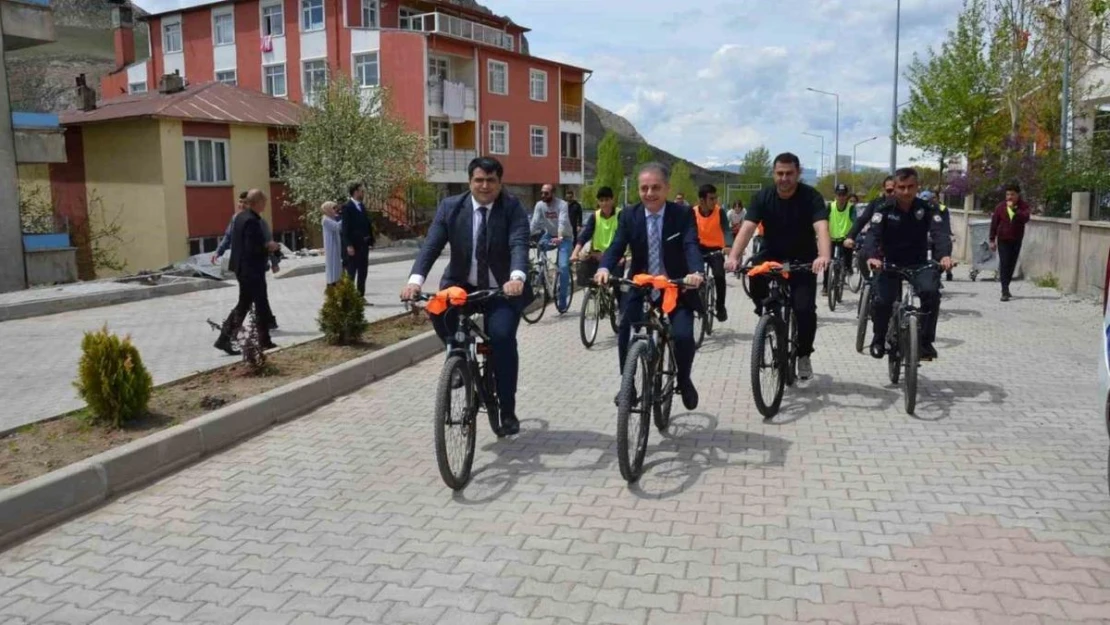 Sağlık için pedal çevirdiler