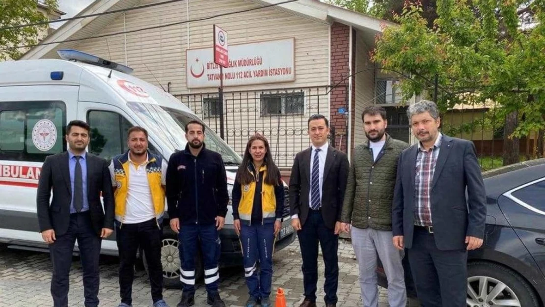 Sağlık Müdürü Ekici'den Tatvan'daki 112 istasyonlarına ziyaret